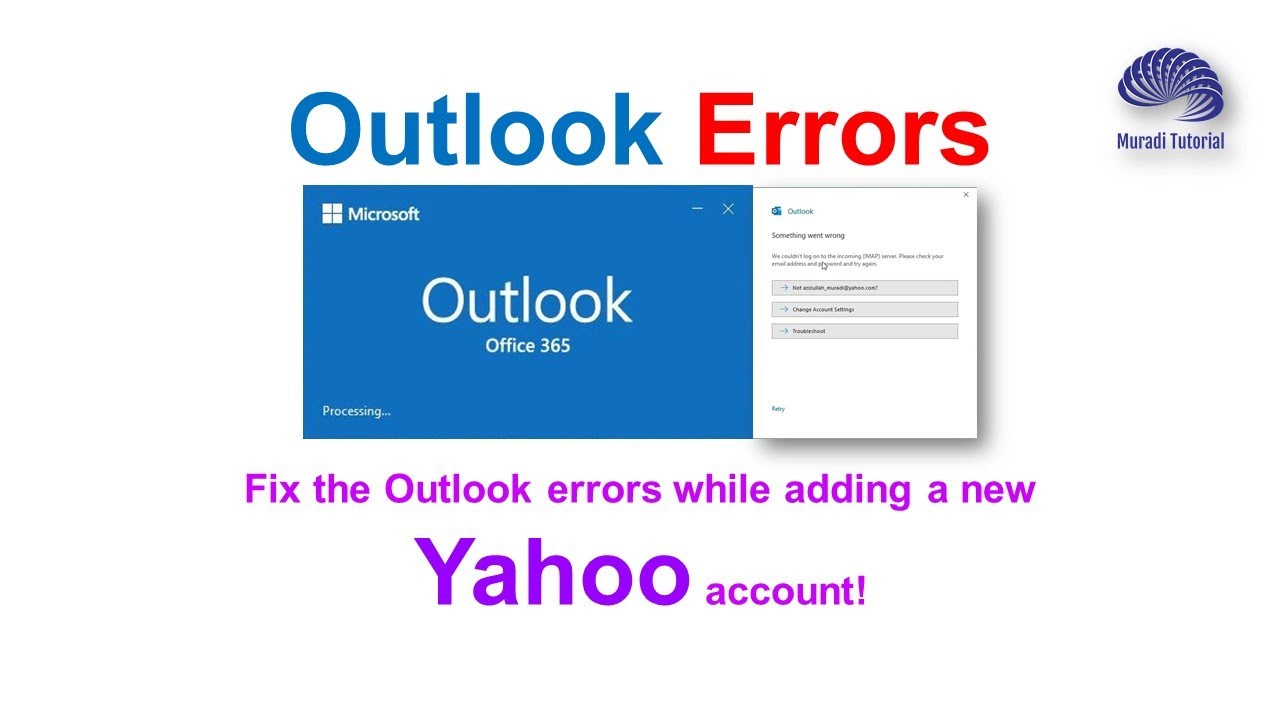 Something went wrong Outlook