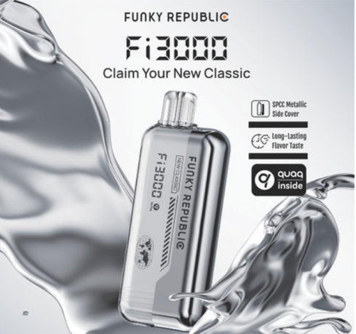 Funky Republic 5% Nic Fi3000 Rechargeable Disposable 3000 Puff 5ml